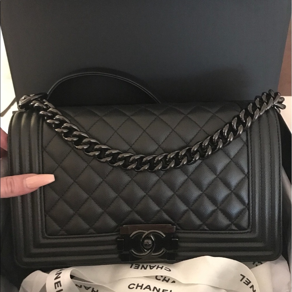 Chanel So Black Boy Bag